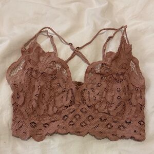 Free People Mauve Lace Bralette